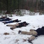Students zero their rifles in Carbine I